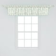 thumbnail image 2 of Ambesonne Nature Window Valance, Floral Fresh Plants, 54" X 12", Green Cream, 2 of 3