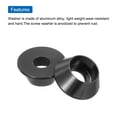 thumbnail image 4 of Uxcell M5 Cone Cup Washers,Anodized Aluminum Gaskets for Screw RC/FPV/PC/Drone, Pack of 10 (Black), 4 of 6