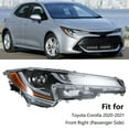 thumbnail image 3 of Fit for Toyota Corolla 2020-2021 Headlight Headlamp Housing Assembly (Front Right Passenger Side, without Bulb), 3 of 6