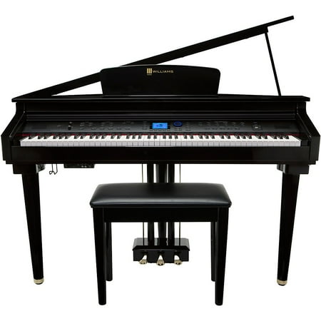 Williams Symphony Grand Digital Piano With Bench Ebony Polish