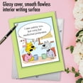 thumbnail image 5 of 1 Jumbo Funny Get Well Card with Envelope (8.5 x 11 Inch) - Medicinal Catnip Feel Better Card J5092, 5 of 6