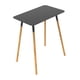 thumbnail image 5 of Mesa auxiliar para sofá, mesa auxiliar, mesa de sofá, mesa de centro moderna y sencilla, mesa de té pequeña para interior, mesita de noche, apartamento, dormitorio y exterior Negro, 5 of 9
