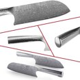 thumbnail image 3 of Nanfang Brothers Damascus Kitchen Knife Set w/ Ash Storage Block, 4 Pieces, 3 of 7