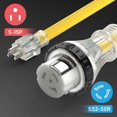 thumbnail image 3 of Cable adaptador RV TOOLIOM 15A a 50A NEMA 5-15P macho a SS2-50R, 3 of 7