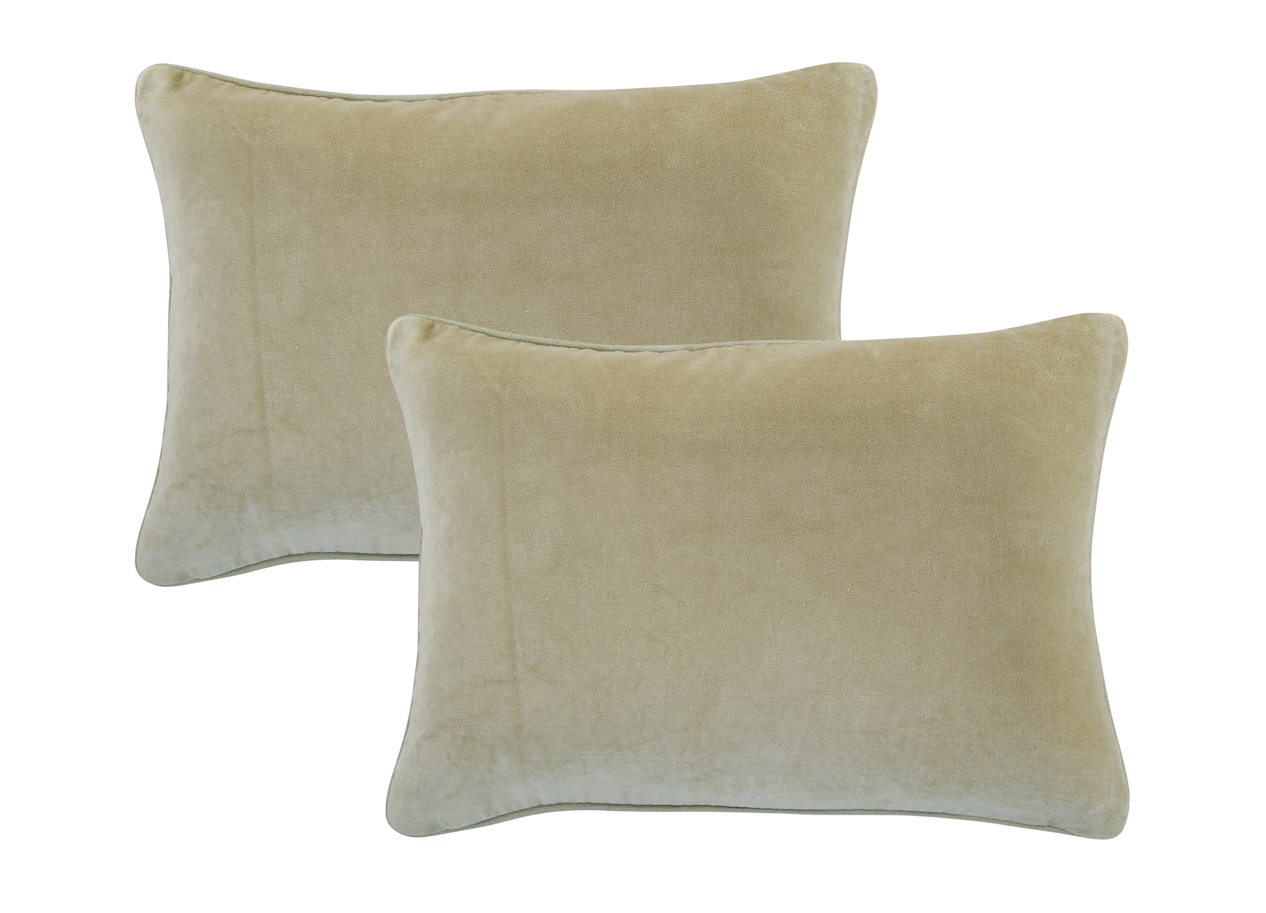 Krus Cotton Velvet Lumbar Pillow Cover 12x18 Set Of 2 Walmart Com Walmart Com