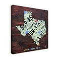 thumbnail image 4 of Trademark Fine Art 'Texas License Plate Map Large' Canvas Art by Design Turnpike, 4 of 4