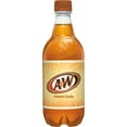A&W Cream Soda Pop, 20 fl oz, Bottle