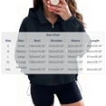 thumbnail image 4 of Sahpxhe Women Waterproof Zip Up Jacket Hooded Long Sleeve Drawstring Lightweight Windbreaker Jacket for Sport Travel Navy L, 4 of 10