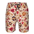 thumbnail image 3 of Goofa Maillot de Bain Rétro Crâne Imprimé Lèvres pour Hommes Été Séchage Rapide Short de Plage Maillots de Bain-TTG, 3 of 6