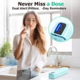 thumbnail image 7 of Smart Pill Organizer with Alarm, Bluetooth Daily Once a Day Pill Box 7 Day with APP, Weekly Travel Pill Case, Portable Pill Reminder for Medicines, Supplements and Vitamins(Green), 7 of 7