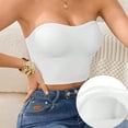 thumbnail image 6 of NKOOGH Supportive Strapless Bras for Women Push Up Wireless Bandeau Bra Non Slip Seamless Bras Comfortable Padded Bralette, 6 of 6