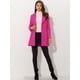 thumbnail image 3 of Abrigo de invierno Allegra K medio largo abotonado con cuello vuelto Rosa Caliente M, 3 of 6