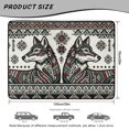 thumbnail image 7 of DISNIMO SUV Trunk Liner for Dogs Wolf Aztec Print Anti-Slip Cargo Mat Car Boot Protection All Weather Trunk Mat Suitable for Most Car Models, 7 of 7