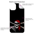 thumbnail image 4 of DistinctInk Custom SKIN / DECAL compatible with OtterBox Symmetry for iPhone 11 (6.1" Screen) - Black Red Pirate Flag, 4 of 5