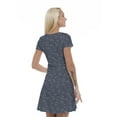 thumbnail image 2 of Women’s A Line Zodiac Summer Dress, Retro Triangle Arrangement, Cross Wrap V Neck, 6 Sizes, by Ambesonne, 2 of 2