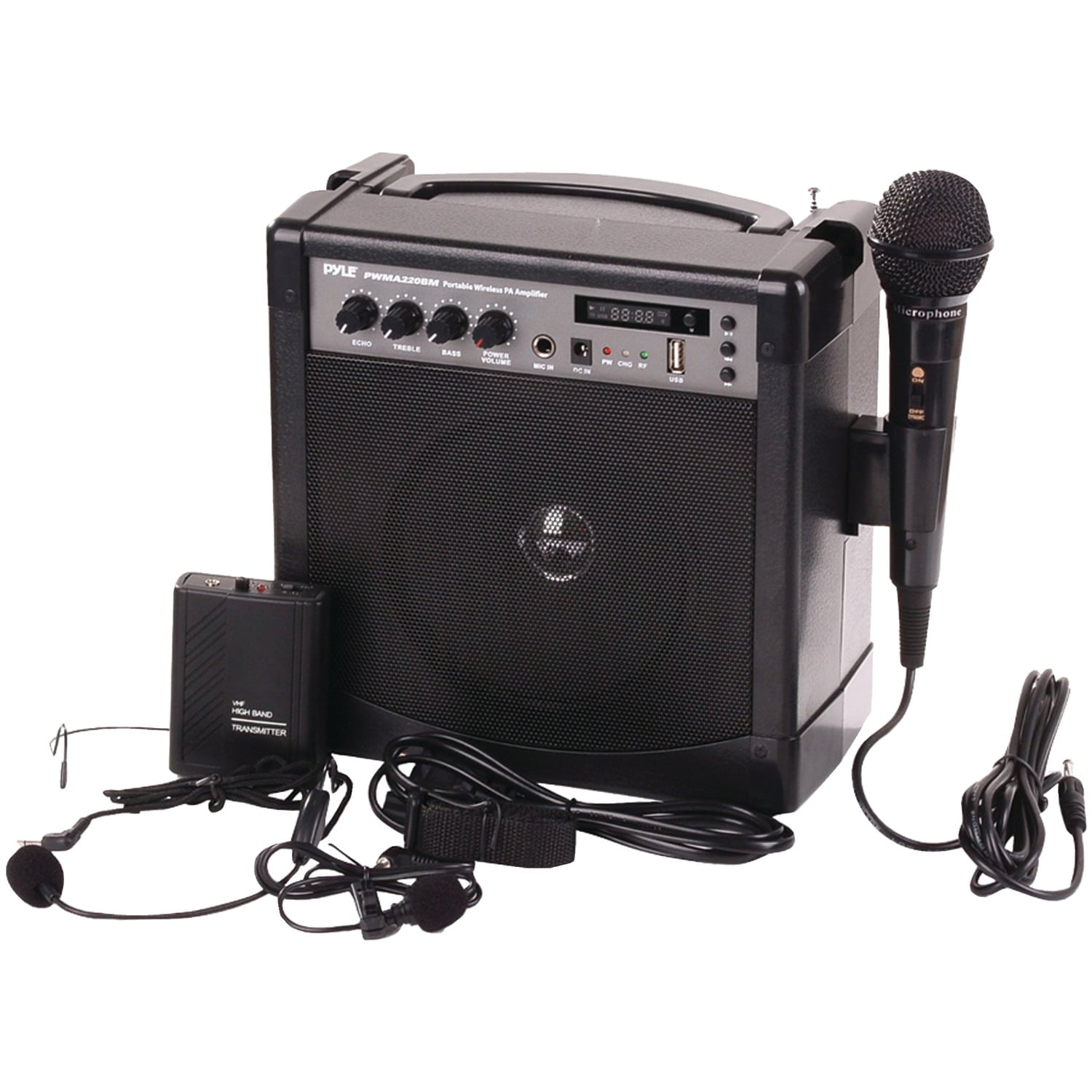 Red SoundBeast Pegasus Karaoke Machine & Portable PA Speaker System For Kids & Adults With Microphone & Bluetooth