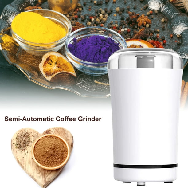 Cordless Coffee Grinder Electric, Spice Grinder Electric, Coffee Bean  Grinder, Espresso Grinder for Nut Grains and Dry Herbs, with Stainless  Steel Blade & Detachable Bowl, 1.8oz/8 Cups - Brown 