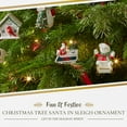 thumbnail image 2 of Spode Christmas Tree Tartan Santa in Sleigh Ornament - Christmas Tree Decorations with Tartan Plaid, Festive Holiday Ornaments for Christmas Trees, Mantels, Home Displays - Collectible Holiday Decor, 2 of 7