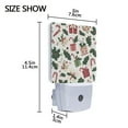 thumbnail image 4 of Yayeee LED Night Light for The Home Plug in With Light Sensors 2 Pack, White Christmas Holly, 4 of 6
