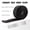 BLACK, variant on OHOB-COOL 2" x 16.4' Black Exhaust Heat Wrap Roll for Motorcycle Fiberglass Heat Shield Tape with Stainless Ties