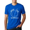 thumbnail image 7 of Save The Narwhals T Shirt Funny Unicorn of The Sea Cute Cool Environmental Tees Graphic Tees, 7 of 7