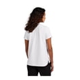 thumbnail image 2 of MERCER+METTLE Women's Stretch Pique Polo | Short Sleeve Collared Shirt for Women, Casual Performance Polo for Work - White M, 2 of 4