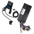 thumbnail image 1 of Kit De Controlador De Bicicleta Eléctrica, Rendimiento Robusto 3 Modo Controlador De Motor Eléctrico Kit De Pantalla LCD Lcd Wave Sine Cableado Para 1500W 2000W Motor, 1 of 7