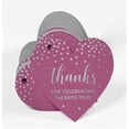 thumbnail image 3 of Inkdotpot Real Silver Foil Thanks For Celebrating The Bride To Be Bridal Shower Tags Favor Hang Paper Tags 50 Pieces, 3 of 6