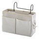 thumbnail image 1 of 1 Uds. Caddy de almacenamiento para cabecera de cama/bolsa de almacenamiento colgante para tablas (gris/blanco/rosa/azul oscuro), 1 of 5