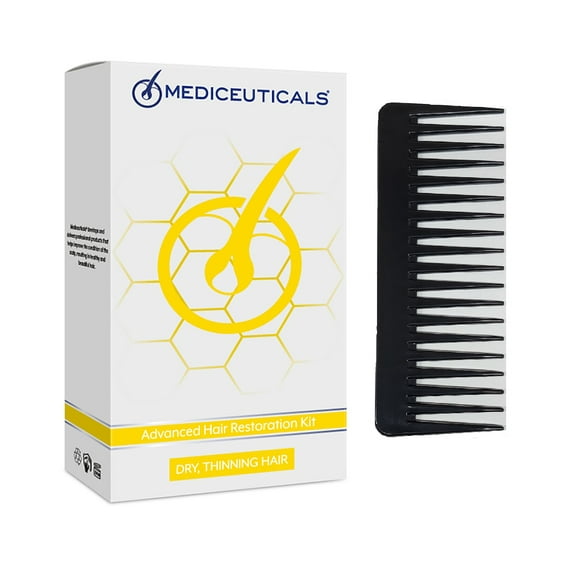 Therapro Mediceuticals Fine (Normal) Thinning Hair Restoration Kit For Men (w/ Wide Tooth Comb) 8.45 oz