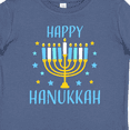 thumbnail image 4 of Inktastic Happy Hanukkah with Menorah and Stars Boys or Girls Baby T-Shirt, 4 of 5