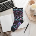 thumbnail image 6 of KLL Colored Abstract Print Cool Socks Men's Women's Crew Socks Funny Crazy Novelty Stockings, 6 of 7