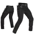 thumbnail image 2 of Mens Cargo Pants Ripstop Durable Water Resistant Breathable Work Hiking Pants with Muti Tool Pockets Big and Tall Size S-3XL Black, 2 of 7