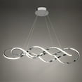thumbnail image 6 of Wac Lighting Pd-47839 Interlace 39" Wide 3000K Led Abstract Linear Pendant - Black, 6 of 7