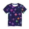 thumbnail image 4 of Cethrio Boys Graphic Tees, Short Sleeve Summer Casual Holiday Boys T Shirts Multicolor Size 12-13 T, 4 of 4
