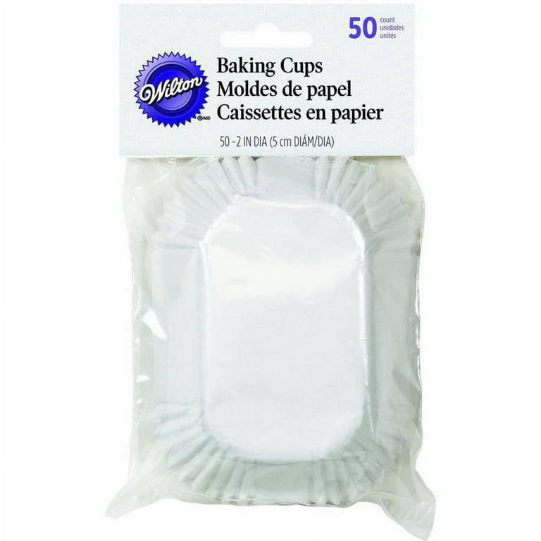 Wilton Mini Loaf Baking Liner/Cups White 50 Pack Bread/Muffins/Cake (1 —  Grand River Art Supply