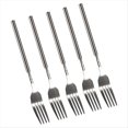 thumbnail image 2 of Tenedores Extensibles, Tenedores Telescópicos para Barbacoa de Acero Inoxidable, 8,7-25,4 Pulgadas, Tenedor de para Postre, Tenedores para Cubiertos de Postre de Fruta, 2 of 5