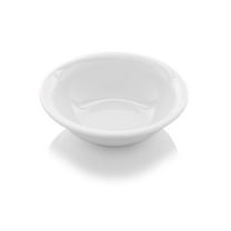 Porcelain X-tanbul dia.5.75" h:1.5" 10 oz. Round White Porcelain Bowl (Set of 4)