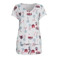 thumbnail image 5 of Secret Treasures Women's and Women's Plus Americana Printed PJ Set, 5 of 5