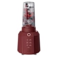 thumbnail image 3 of Thyme & Table Countertop Blender Duo, 1100W, 57oz Tritan Pitcher, 6-Point Stainless Steel Blade, 25oz To-Go Cup with Smart Seal™ Lid and Straw, Cabernet Red, 3 of 15