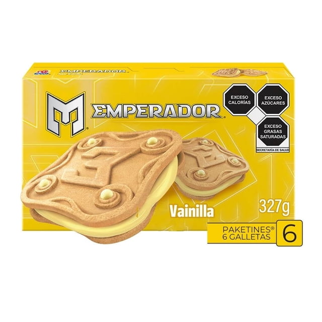 Galletas Emperador sabor vainilla 327 g