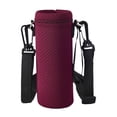 thumbnail image 3 of Portabotellas de agua de neopreno, bolsa para botellas de agua, soporte desmontable, bolsa para botellas de bebidas, bolsa para hervidor para acampar rojo m, 3 of 8