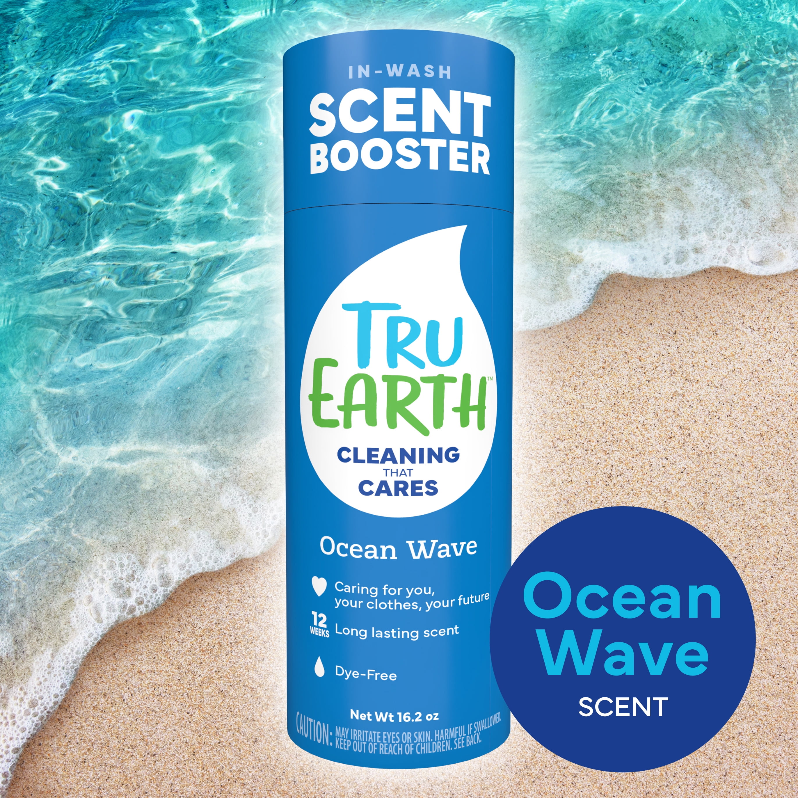 Tru Earth In-wash Scent Booster - Ocean Wave - 16.2 oz / 460g Scent Beads