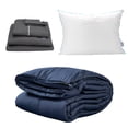 thumbnail image 1 of Edredón Individual Homy Azul + Sábanas Royal + Almohada Royal, 1 of 8