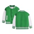 thumbnail image 3 of Coerni Kids Athletic Jacket Boys Casual Long Sleeve Baseball Clothes Unisex Lightweight Oversized Outerwear with Pockets 2025, 3 of 3