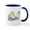 White/Navy Inside, variant on CafePress - Snoopy Vintage Schroeder Mug - 11 oz Ceramic Mug - Novelty Coffee Tea Cup