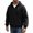 AA01-Black-Sweatshirt, variant on Ylhdenz Quarter Zip Hoodie for Men Casual Long Sleeve Pullover Tops Drawstring Solid Color Hooded Sweatshirts with Zipper Pocket Warm Fall Winter Hoodies 2XL