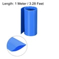 thumbnail image 3 of PVC Heat Shrink Tubes 115mm Flat Width Wrap for Dual Layer 18650 1 Meter Blue, 3 of 4