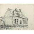 thumbnail image 2 of Vincent van Gogh 18x15 Gold Ornate Wood Frame and Double Matted Museum Art Print Titled - The Magrot House, Cuesmes (C. 1879-1880), 2 of 4