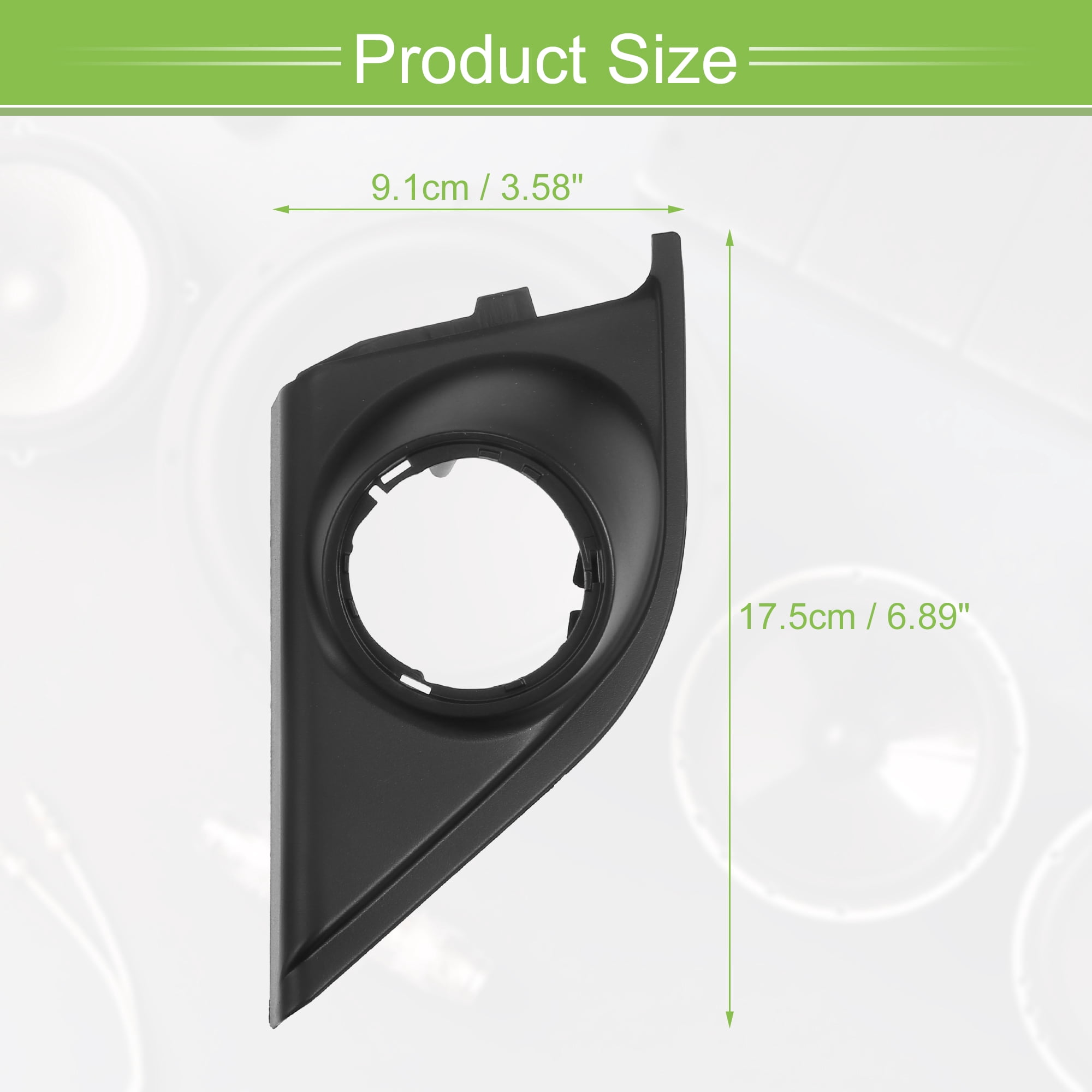 Unique Bargains Car Door Speaker Window A Pillar Cover Trim for Honda CRV 2017-2019
